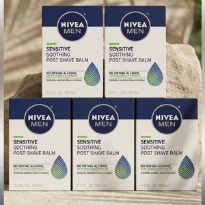 Nivea Men Sensitive Soothing Post Shave Balm - 5 Pack